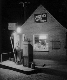 Amtsfeld 1950 bei Nacht